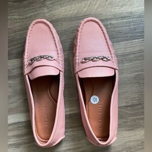 Amazingly stylish COACH Loafers Pink Size 10